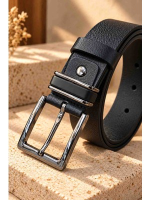 Engineer's Accessories Hakiki Deri Metal Köprülü Erkek Kemeri.