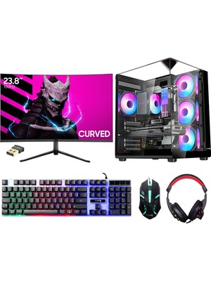 Turbox TX9668 I5 14400F 16GB Ram 512GB Nvme 12GB RTX3060 23.8 Fhd 180Hz Curved Oyun Oem Paket