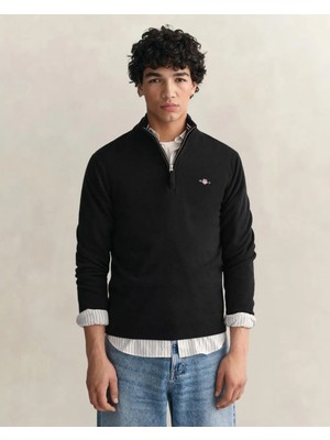 Gant Erkek Regular Fit Yarım Fermuarlı Yün Kazak