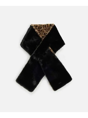 İpekyol Leopar Desen Suni Kürk Atkı IW6260067033CD4