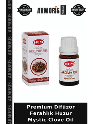 Armoris Premium Difüzör Ferahlık Huzur Mystic Clove Oil