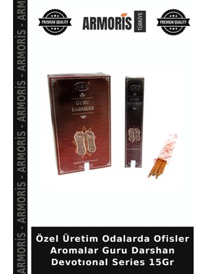 Armoris Özel Üretim Odalarda Ofisler Aromalar Guru Darshan Devotıonal Series 15GR
