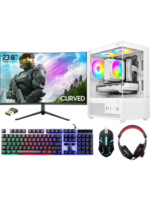 Turbox TX9691 I5 13400F 16GB Ram 512GB Nvme 8gb RX580 23.8 Fhd 180Hz Curved Oyun Oem Paket