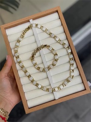 Xuping Set Kolye - Altın