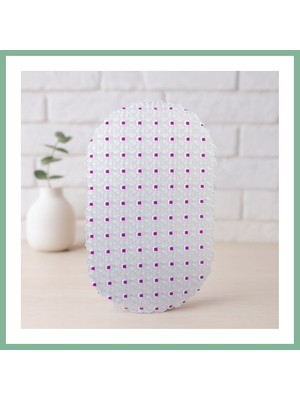 Bşk Virgo Oval Eko Pvc Kaydırmaz Banyo Paspası BSK2026