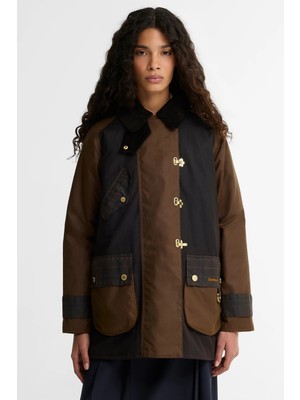 Barbour Felton Yağlı Ceket RU91 Rustic Bark Muted