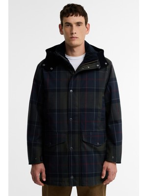 Barbour Lonnen Tartan Waterproof Ceket NY91 Shadow Classic Tartan