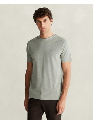 Gant Erkek Yeşil %100 Pamuk T-Shirt 2003414.379