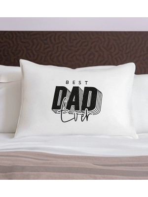 Bk Gift Kişiye Özel Baba Temalı Pamuklu Yastık Kılıfı-1 50X70CM, Babaya Hediye, Babalar Günü Hediyeleri