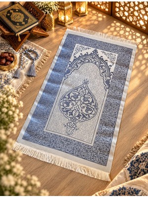 Desenli Saçaklı Hediyelik Bohçalık Tafta Osmanlı Seccade