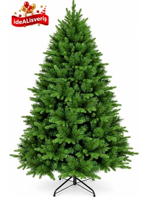 Bkmc Lüks Yılbaşı Çam Ağacı Yeşil Yapay Çam Ağacı 180 cm 870 Dal