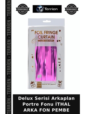 Terrien Delux Serisi Arkaplan Portre Fonu Ithal Arka Fon Pembe