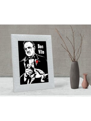 BK Gift Bk Home Godfather Baba Tasarımlı Dekoratif Çerçeve-2