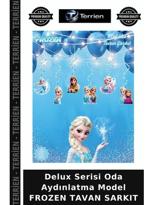 Terrien Delux Serisi Oda Aydınlatma Model Frozen Tavan Sarkıt
