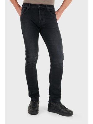 Jacob Cohen Slim Fit Normal Bel Dar Paça Jeans Erkek Kot Pantolon Jum QE004 S3622 030 S1 600D