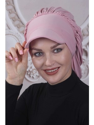 Mestore Dökümlü Şapka Tasarım  Pudra