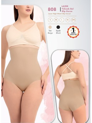 Form Time Yüksek Bel Slip Korse-2 Farklı Renk Seçeneği