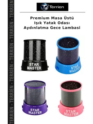 Terrien Premium Masa Üstü Işık Yatak Odası Aydınlatma Gece Lambasi
