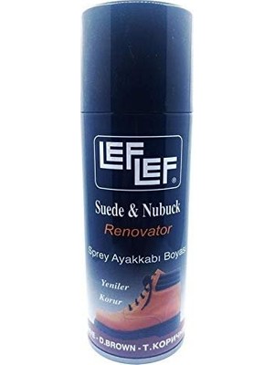 Leflef- Süet Nubuk Sprey -KOYUKAHVE-200ML