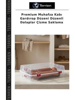 Terrien Premium Muhafza Kabı Gardırop Düzeni Düzenli Dolaplar Çizme Saklama
