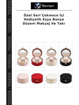Terrien Özel Seri Çekmece Içi Hediyelik Eşya Banyo Düzeni Makyaj ve Takı
