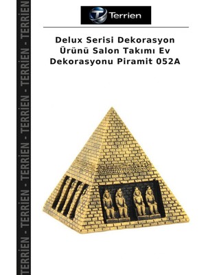 Terrien Delux Serisi Dekorasyon Ürünü Salon Takımı Ev Dekorasyonu Piramit 052A