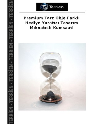 Terrien Premium Tarz Obje Farklı Hediye Yaratıcı Tasarım Mıknatıslı Kumsaati