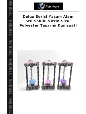 Terrien Delux Serisi Yaşam Alanı Stil Sahibi Vitrin Süsü Polyester Tasarım Kumsaati