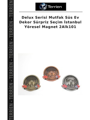 Terrien Delux Serisi Mutfak Süs Ev Dekor Sürpriz Seçim Istanbul Yöresel Magnet 2ALK101