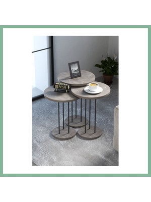 Bşk Virgo Metal Terra Zigon Gordion Gri 3'lü BSK2026
