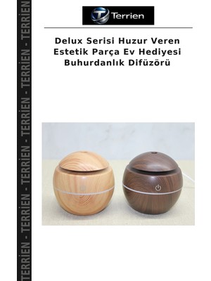 Terrien Delux Serisi Huzur Veren Estetik Parça Ev Hediyesi Buhurdanlık Difüzörü