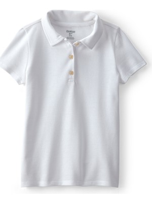 Oshkosh Kız Çocuk Tshirt 6 Yaş-8 Yaş Beyaz