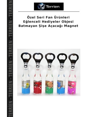 Terrien Özel Seri Fan Ürünleri Eğlenceli Hediyeler Objesi Batmayan Şişe Açacağı Magnet