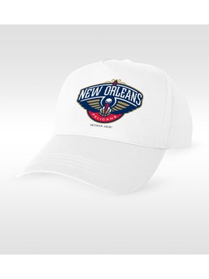 BK Gift Kişiye Özel Nba New Orleans Pelicans Şapka