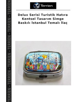 Terrien Delux Serisi Turistik Hatıra Kentsel Tasarım Simge Baskılı Istanbul Temalı