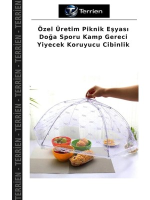 Terrien Özel Üretim Piknik Eşyası Doğa Sporu Kamp Gereci Yiyecek Koruyucu Cibinlik