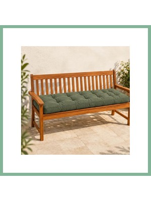 Bşk Virgo Kapitone Bank Minderi · 100 × 45 × 4 cm | Haki | Iç Mekân BSK2026