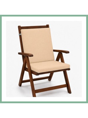 Bşk Virgo Tek Parça Sırtlıklı Sandalye Minderi · 80 × 40 × 4 cm | Bej | 80 × 40 × 4 cm BSK2026