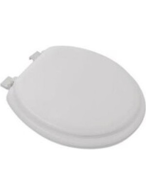 Poly ET-021 Lüks Beyaz Yumuşak Klozet Kapak Puf
