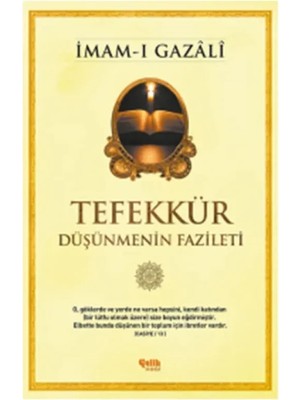 Çelik Yayınevi Tefekkür  Düşünmenin Fazileti