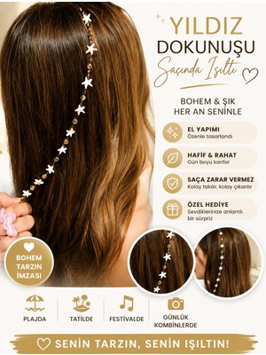 Tutu Tasarım Saç Boncuğu Hair Jewerly