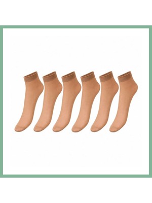 Bşk Virgo Kadın Pantolon Çorabı 6 Çift Siyah ve Ten Ince Topuksuz Günlük Rahat Bilek Çorabı · Renk: Siyah · Beden: 36-40 BSK2026