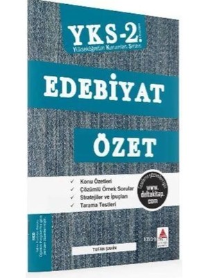 Delta Kültür Yks 2. Oturum Edebiyat Özet