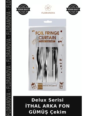 Floranova Delux Serisi Ithal Arka Fon Gümüş Çekim