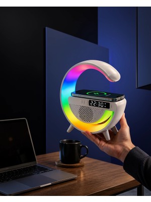 Kablosuz Şarjlı LED Masa Lambası 13 Renkli