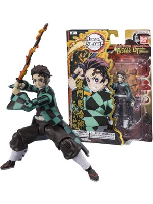 Bandai, 13 cm Demon Slayer Tanjiro Hinokami Kagura Figür - Ultimate Legends Hd Serisi, Ultimate Legends Hd