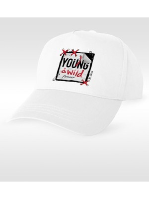 BK Gift Kişiye Özel Baskılı Beyaz Şapka - 2