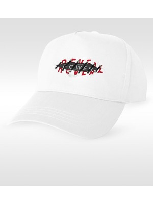 BK Gift Kişiye Özel Baskılı Beyaz Spor Şapka - 30