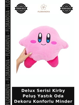 Floranova Delux Serisi Kirby Peluş Yastık Oda Dekoru Konforlu Minder