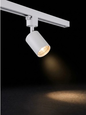 JUPITER Beyaz Hareketli GU10 Spot Aydınlatma – 7W LED Uyumlu Modern Iç Mekan Spot